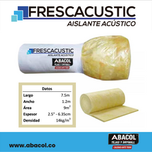 Cargar imagen en el visor de la galería, Frescacustic Rollo de Fibra de Vidrio homologo Frescasa ECO Fiberglasss