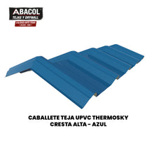 Cargar imagen en el visor de la galería, Caballetes para Teja UPVC Termoacústica Thermosky Cresta Baja, Alta y Colonial