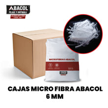 Cargar imagen en el visor de la galería, Caja Microfibra Abacol 6mm x 20 bolsas 600g
