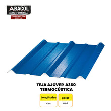 Cargar imagen en el visor de la galería, Teja Termoacústica Ajover Trapezoidal A360