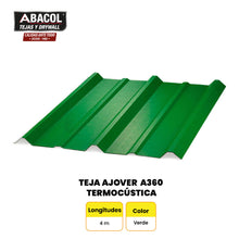 Cargar imagen en el visor de la galería, Teja Termoacústica Ajover Trapezoidal A360
