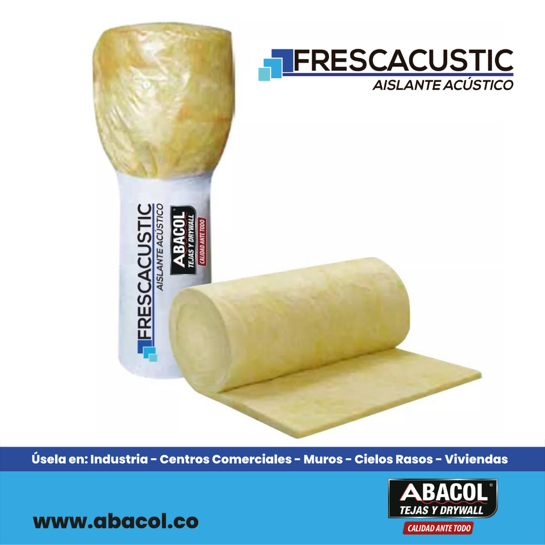 Frescacustic Rollo de Fibra de Vidrio homologo  Frescasa ECO  Fiberglasss