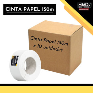 Cinta Papel 150m - Caja x 10