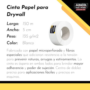 Cinta Papel 150m - Caja x 10