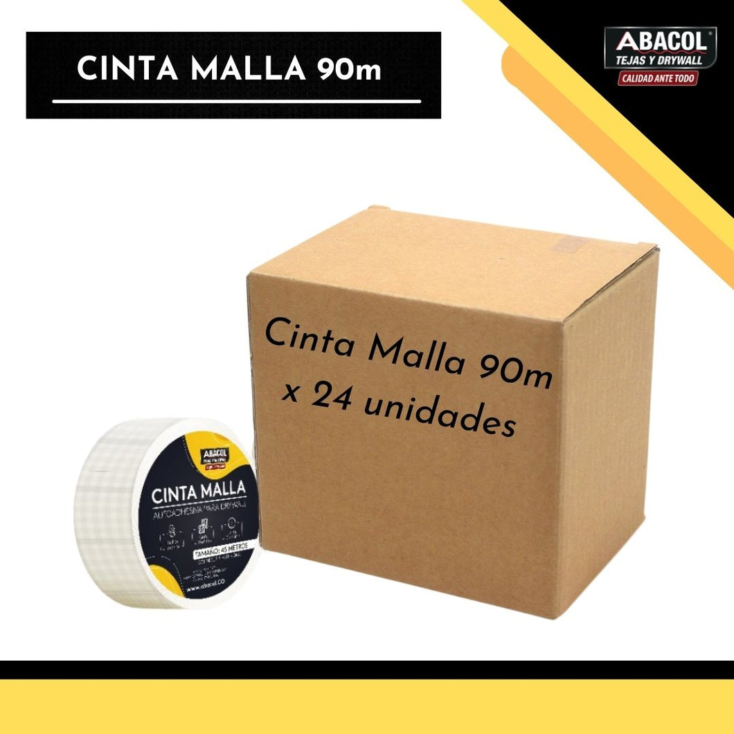 Cinta Malla 90m - Caja x 24