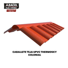 Cargar imagen en el visor de la galería, Caballetes  para Teja UPVC Termoacústica Thermosky Cresta Baja, Alta y Colonial
