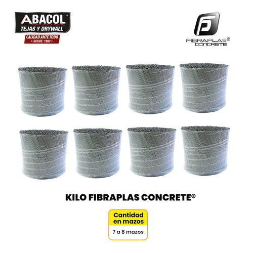 fibraplas concrete reemplaza malla electrosoldada presentación 1kg