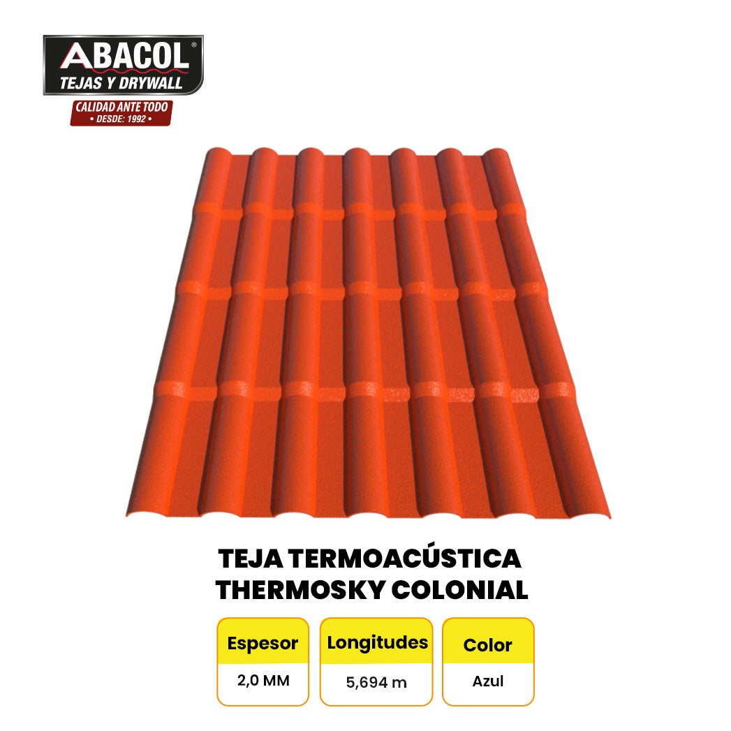 Teja UPVC Termoacústica Thermosky Colonial